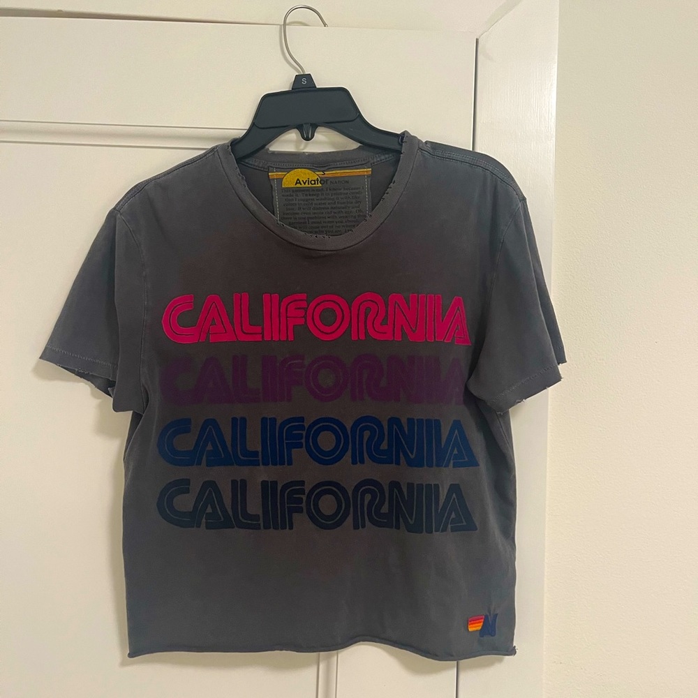 Perfect Condition Aviator Nation California Graphic T-Shirt Size Small